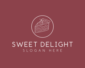 Cake Dessert Baker logo design