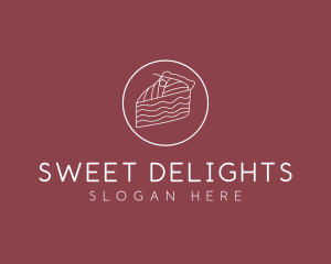 Cake Dessert Baker logo design