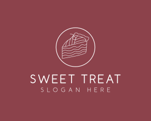 Cake Dessert Baker logo design