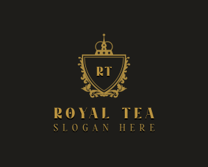 Royal Shield Crown logo design