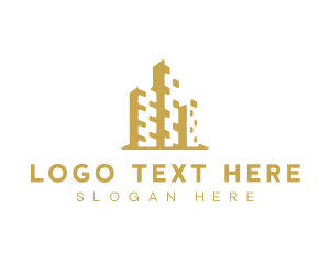 Office - Office Building Tower logo design