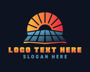 Power - Renewable Solar Power logo design