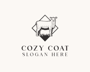 Coat - Sheep Lamb Farm logo design