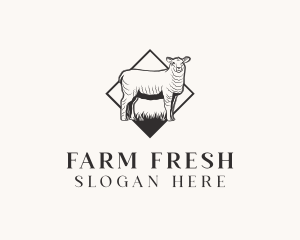 Sheep Lamb Farm logo design