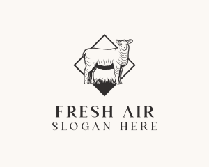 Sheep Lamb Farm logo design