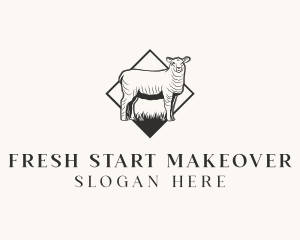 Sheep Lamb Farm logo design