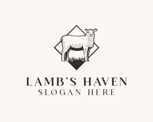 Lamb - Sheep Lamb Farm logo design