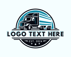 Tow - Truck Delivery Cargo logo design