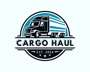 Truck Delivery Cargo logo design