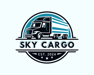 Truck Delivery Cargo logo design