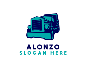 Logistics Transport Truck logo design