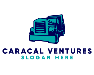 Logistics Transport Truck logo design