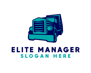 Logistics Transport Truck logo design