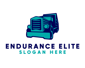 Logistics Transport Truck logo design