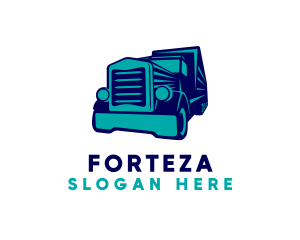 Logistics Transport Truck logo design