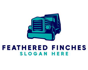 Logistics Transport Truck logo design