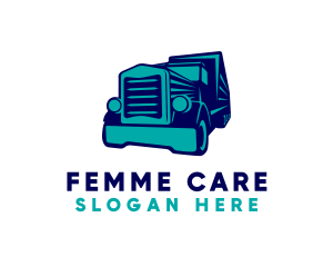 Logistics Transport Truck logo design