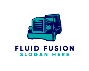 Logistics Transport Truck logo design