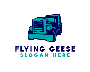 Logistics Transport Truck logo design