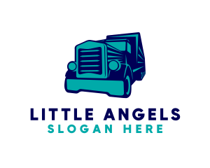 Logistics Transport Truck logo design