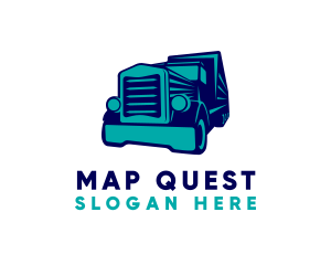 Logistics Transport Truck logo design