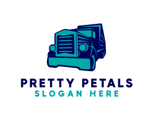 Logistics Transport Truck logo design