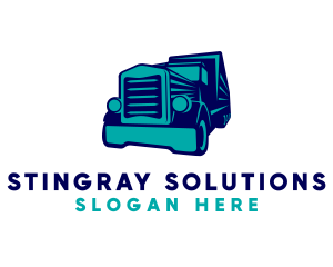 Logistics Transport Truck logo design