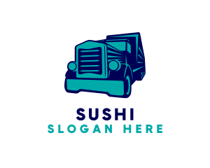 Logistics Transport Truck logo design