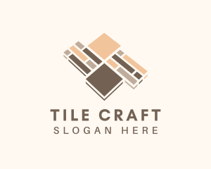 Floor Tile Tiling logo design
