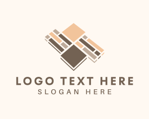 Construction - Floor Tile Tiling logo design