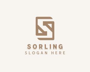 Professional Brand Letter S logo design