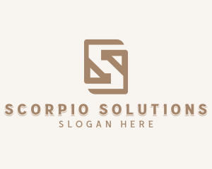 Professional Brand Letter S logo design