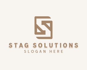 Professional Brand Letter S logo design