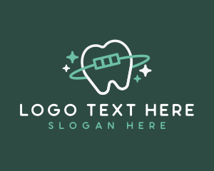 Oral Hygiene - Tooth Orthodontic Dentistry logo design