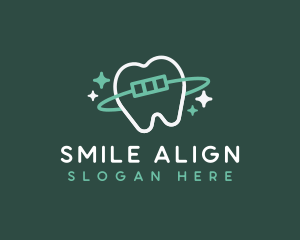 Tooth Orthodontic Dentistry logo design