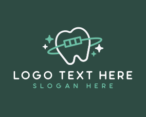 Tooth Orthodontic Dentistry Logo