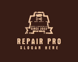 Home Service Repair Toolbox logo design