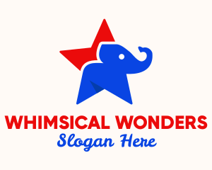 Circus - Star Elephant Circus logo design