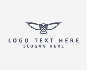 Hooter - Avian Owl Bird logo design