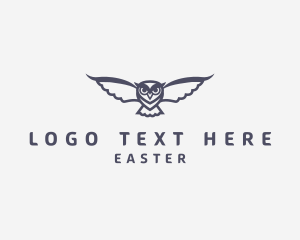 Hooter - Avian Owl Bird logo design