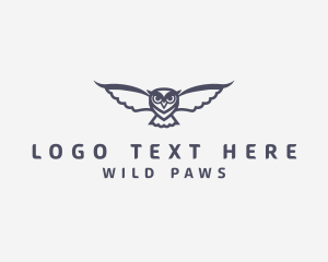 Avian Owl Bird logo design