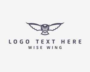 Avian Owl Bird logo design