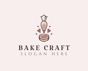 Cookie Heart Bakery logo design