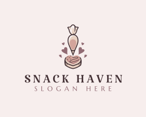 Cookie Heart Bakery logo design