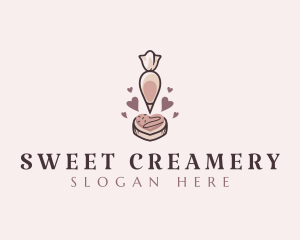 Cookie Heart Bakery logo design