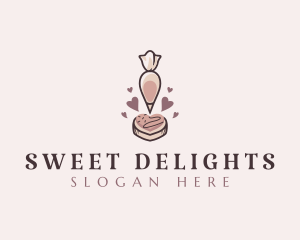 Cookie Heart Bakery logo design