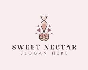 Cookie Heart Bakery logo design