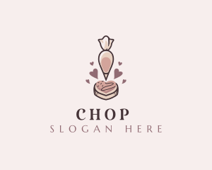 Icing - Cookie Heart Bakery logo design