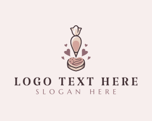 Icing - Cookie Heart Bakery logo design