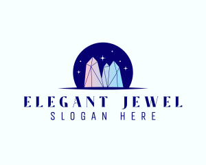 Elegant Crystal Jewel logo design